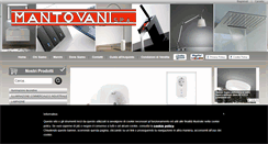 Desktop Screenshot of mantovanispa.it